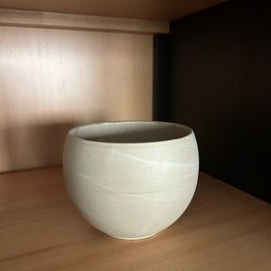 Minimalist Cream Ceramic Vase